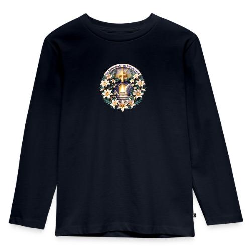 Easter The Tomb Is Empty T Shirt, Christian Gift - Toddler Premium Organic Long Sleeve Shirt