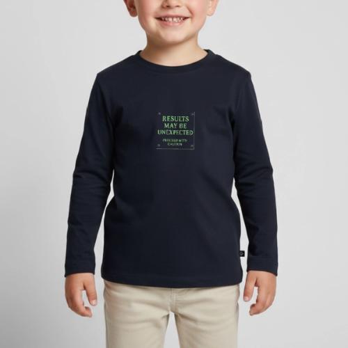 Results May Be Unexpected - Neon Green - Toddler Premium Long Sleeve Shirt