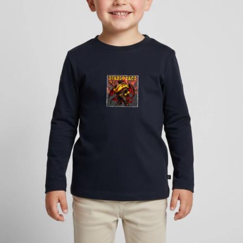 The Diablo Taco Spicy Demon Character - Toddler Premium Organic Long Sleeve Shirt