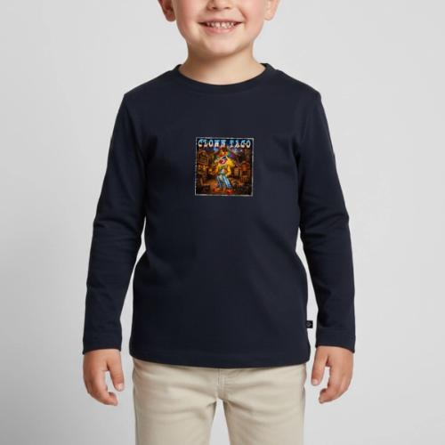 The Clown Taco Circus Humor Character - Toddler Premium Organic Long Sleeve Shirt