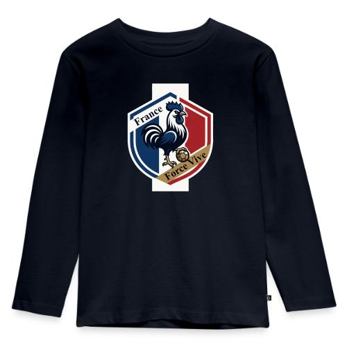 France Rooster T-Shirt, Bleu-Blanc-Rouge gift - Toddler Premium Organic Long Sleeve Shirt