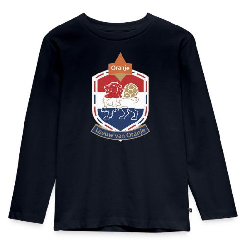 Netherlands Lion Crest T-Shirt, Dutch Badge Gift - Toddler Premium Organic Long Sleeve Shirt