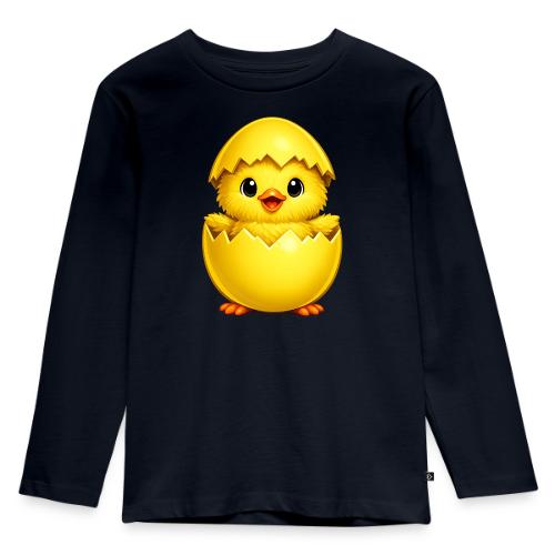 Easter Chick yellow - Toddler Premium Organic Long Sleeve Shirt