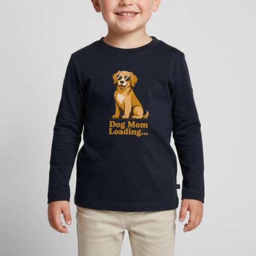 Dog Mom Loading Golden Retriever Sunglasses - Toddler Premium Organic Long Sleeve Shirt