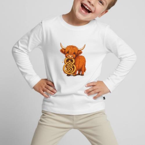 heelan coo - Toddler Premium Organic Long Sleeve Shirt