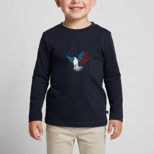 Patriotic Bird - Toddler Premium Organic Long Sleeve Shirt