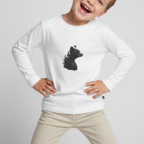 Forest Within the Bear - Toddler Premium Organic Long Sleeve Shirt