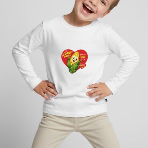 Corny Valentine T-Shirt - Toddler Premium Long Sleeve Shirt