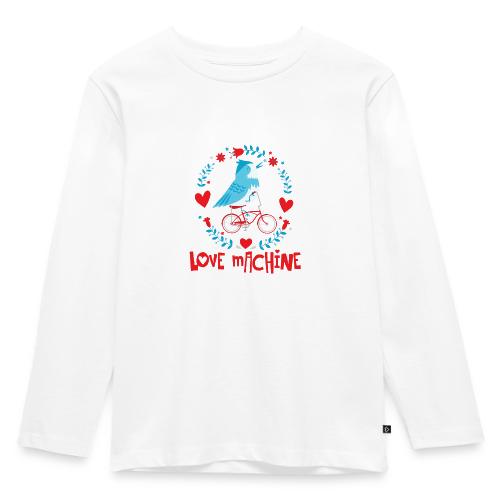 Cute Love Machine Bird - Toddler Premium Organic Long Sleeve Shirt