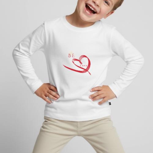 BE LOVE - Chemise bio à manches longues pour tout-petit – Premium