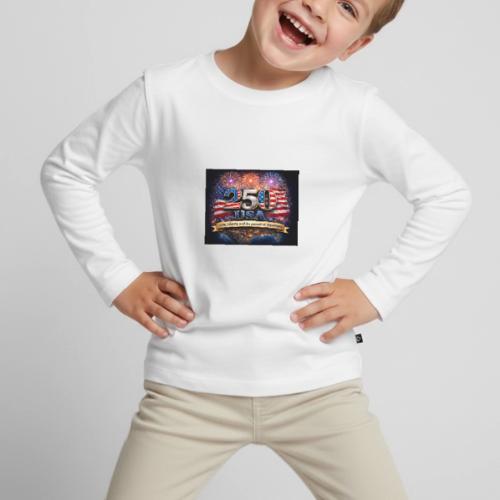 USA 250th Celebration - Toddler Premium Organic Long Sleeve Shirt