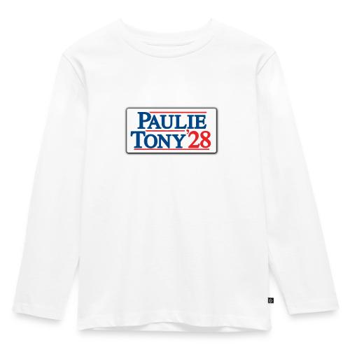 Paulie and Tony for Co-President 2028 - Toddler Premium Organic Long Sleeve Shirt