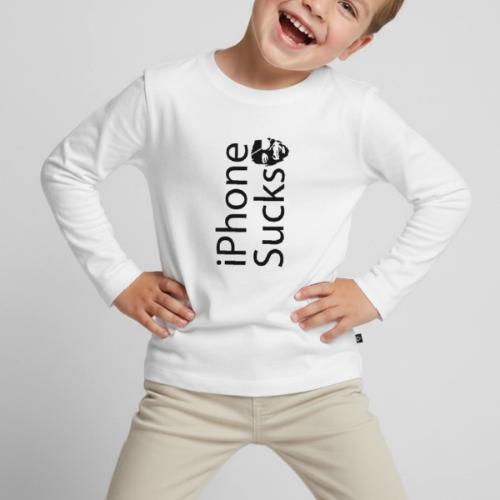 iPhone Sucks - Toddler Premium Organic Long Sleeve Shirt