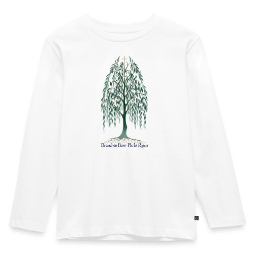 Easter Branches Bow Willow T Shirt, Easter Gift - Toddler Premium Organic Long Sleeve Shirt