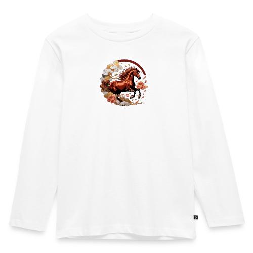 Year of the Horse T Shirt, Lunar New Year Gift - Toddler Premium Organic Long Sleeve Shirt