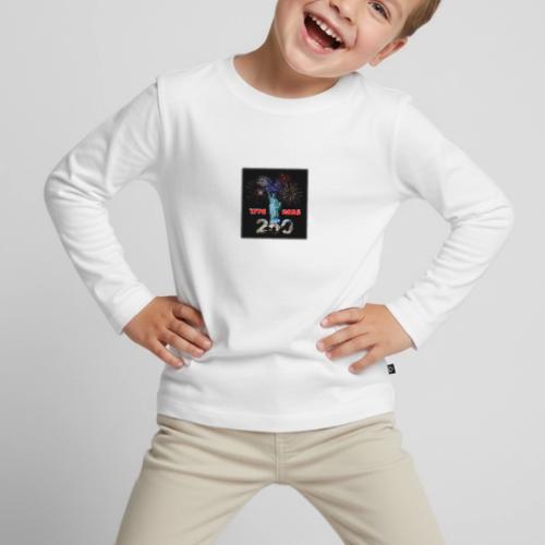 1776 - 2026 - 250 Years USA | Fireworks - Toddler Premium Organic Long Sleeve Shirt