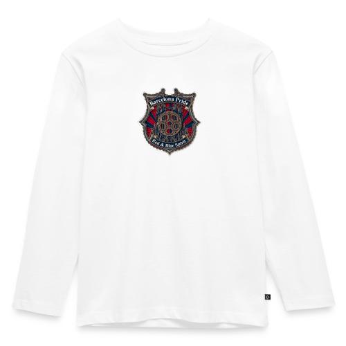 Barcelona Scarlet Pride T Shirt, Soccer City Gift - Toddler Premium Organic Long Sleeve Shirt