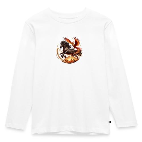 Year of the Horse Phoenix T Shirt, Lunar NY Gift - Toddler Premium Organic Long Sleeve Shirt