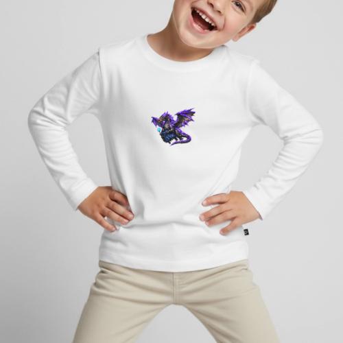 Neon Dragon and Battle Mage - Toddler Premium Organic Long Sleeve Shirt