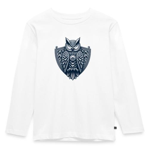 Night Watch Owl T Shirt, Sarcastic Dad Gift - Toddler Premium Long Sleeve Shirt