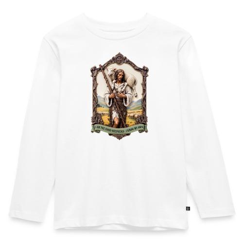 I Am The Good Shepherd T Shirt, Christian Gift - Toddler Premium Organic Long Sleeve Shirt