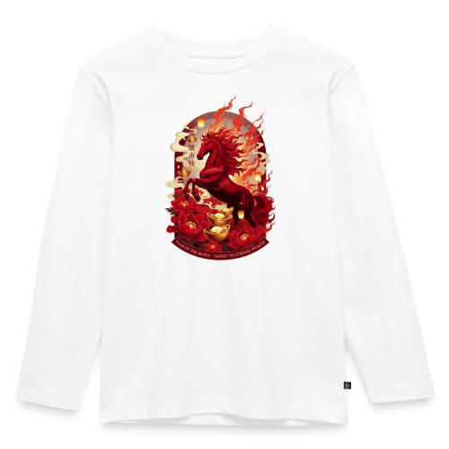 Year of the Horse Ascent T Shirt, Lunar New Year - Toddler Premium Organic Long Sleeve Shirt