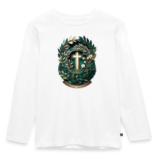 Easter Ever Green in Glory Laurel T Shirt, Gift - Toddler Premium Organic Long Sleeve Shirt