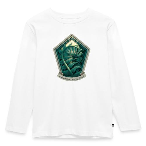 Easter Unfurl in Light Fern T Shirt, Spring Gift - Toddler Premium Organic Long Sleeve Shirt
