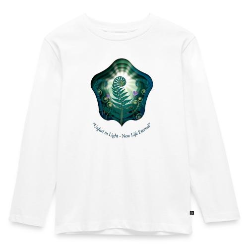 Easter Unfurl in Light Resurrection T Shirt, Gift - Toddler Premium Organic Long Sleeve Shirt