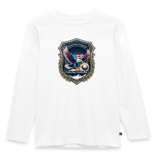 USA Eagle Vanguard T-Shirt,American Flag PrideGift - Toddler Premium Organic Long Sleeve Shirt