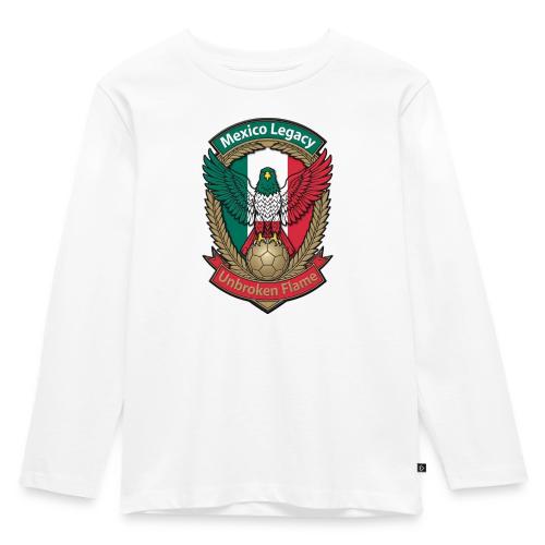 Mexico Eagle Legacy T-Shirt, Mexican Pride Gift - Toddler Premium Organic Long Sleeve Shirt