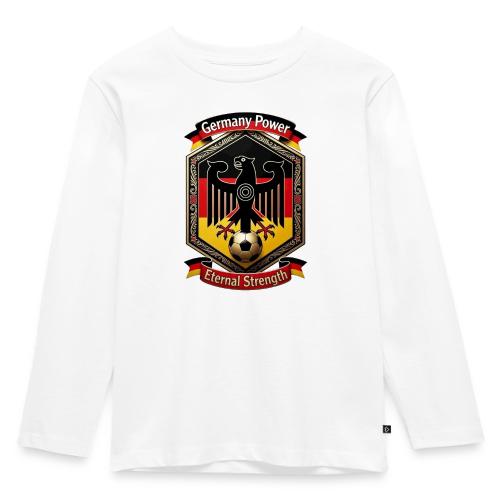 Germany Eagle Power T-Shirt, Flag Pride Gift - Toddler Premium Organic Long Sleeve Shirt