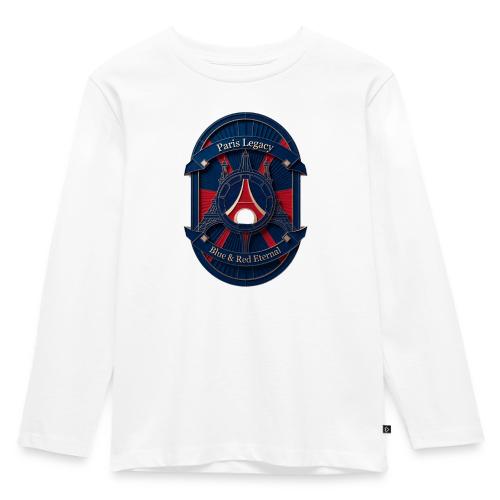 Paris Pride Heritage T Shirt, Soccer Fan Gift - Toddler Premium Organic Long Sleeve Shirt