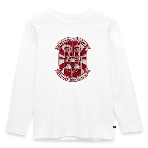 Munich Cathedral T Shirt, German Football Fan Gift - Toddler Premium Organic Long Sleeve Shirt