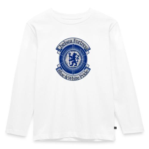 Chelsea Fortress T Shirt, Soccer City Pride Gift - Toddler Premium Organic Long Sleeve Shirt