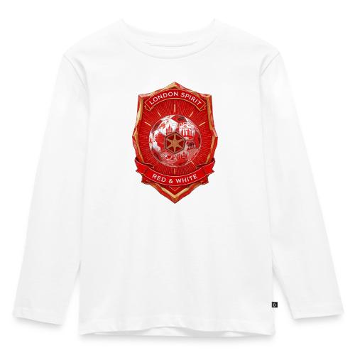 London is Red T Shirt, Football City Pride Gift - Toddler Premium Organic Long Sleeve Shirt