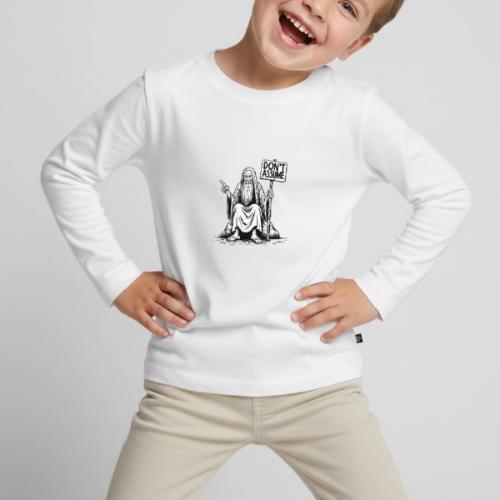 Don't Assume - Toddler Premium Organic Long Sleeve Shirt
