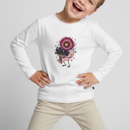 Gothic Valentine Eldritch Bloom – Dark Rom - Toddler Premium Organic Long Sleeve Shirt