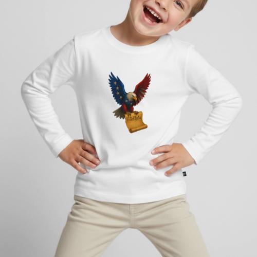 Bill of Rights Bald Eagle - Toddler Premium Organic Long Sleeve Shirt