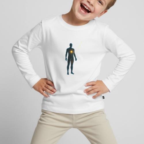 Glowing Chest Personl - Toddler Premium Organic Long Sleeve Shirt