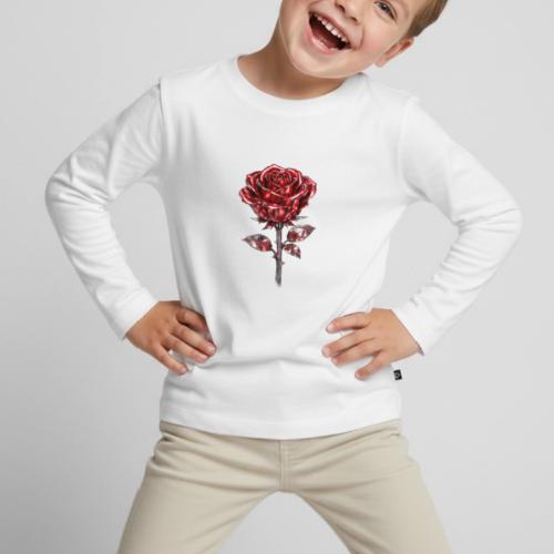 Silver Rose - Toddler Premium Organic Long Sleeve Shirt
