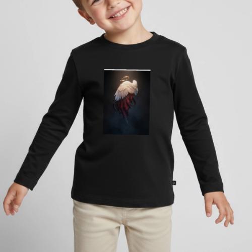 Angel vs Demon Wings Dark Aesthetic Gothic T-Shirt - Toddler Premium Long Sleeve Shirt
