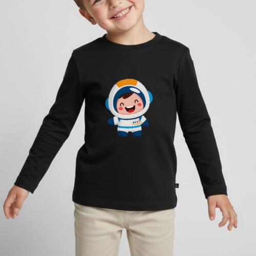 Joyful Baby Astronaut - Toddler Premium Organic Long Sleeve Shirt
