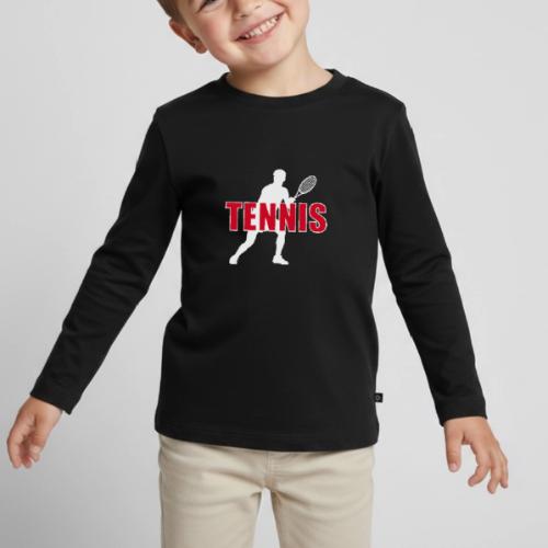 Red Court Tennis - Toddler Premium Organic Long Sleeve Shirt
