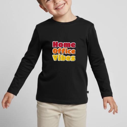 Home Office Vibes Remote Work Design - Toddler Premium Organic Long Sleeve Shirt