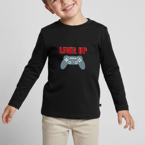 Level Up Gamer Controller Apparel - Toddler Premium Organic Long Sleeve Shirt