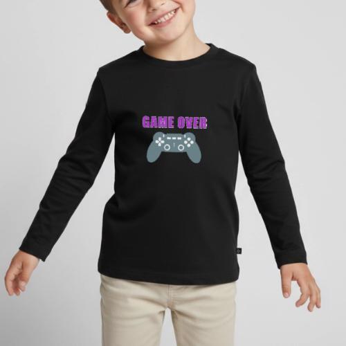 Game Over Gamer Controller Design - Toddler Premium Organic Long Sleeve Shirt