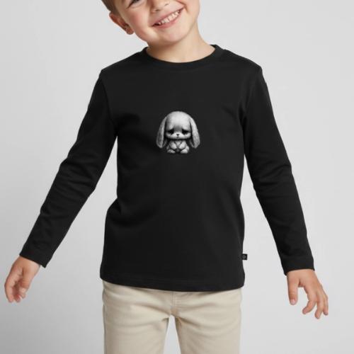 Sad Puppy Meme with Puppy Standing - Toddler Premium Organic Long Sleeve Shirt