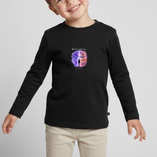 Reality Is Optional Cosmic Reality Shifting Portal - Toddler Premium Organic Long Sleeve Shirt