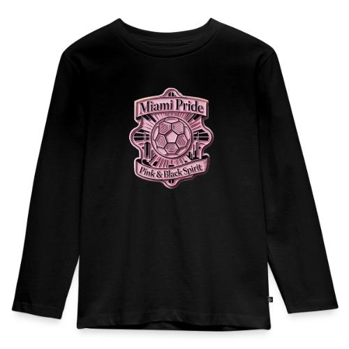 Miami City Pride T Shirt, Vibrant City Pride Gift - Toddler Premium Organic Long Sleeve Shirt